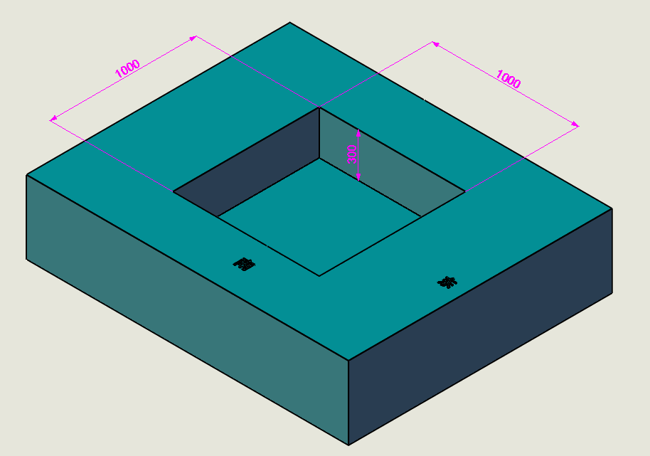 柜體式太陽能殺蟲燈（三層濾網(wǎng)）地基施工圖紙